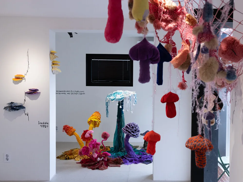 김은하 개인전: Seumul-Seumul :Fungi World. 이미지 출처: kimeunha.com